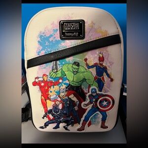Disney Parks The Avengers Marvel Loungefly Backpack by Sara Pichelli